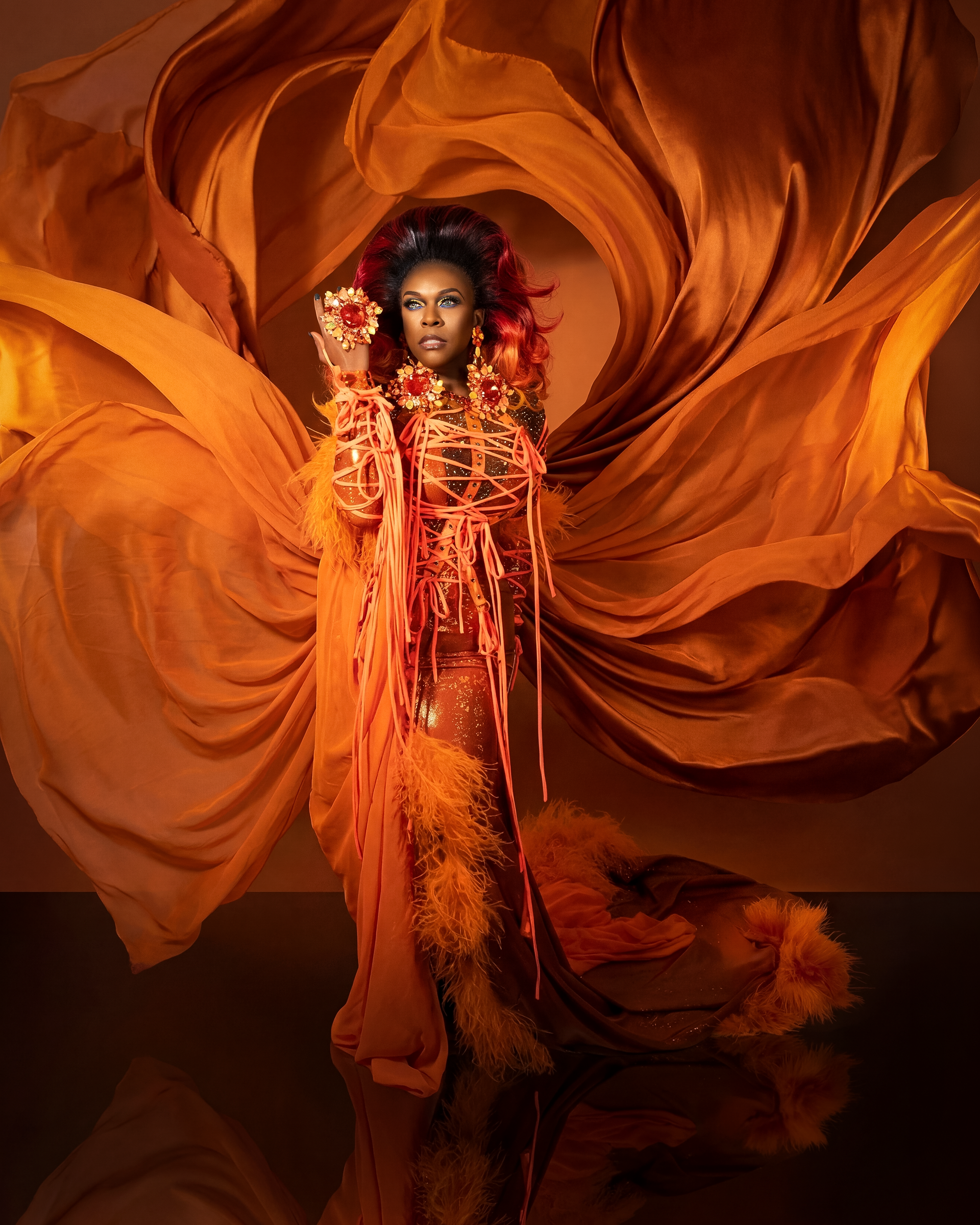 Crimson Runway Drama