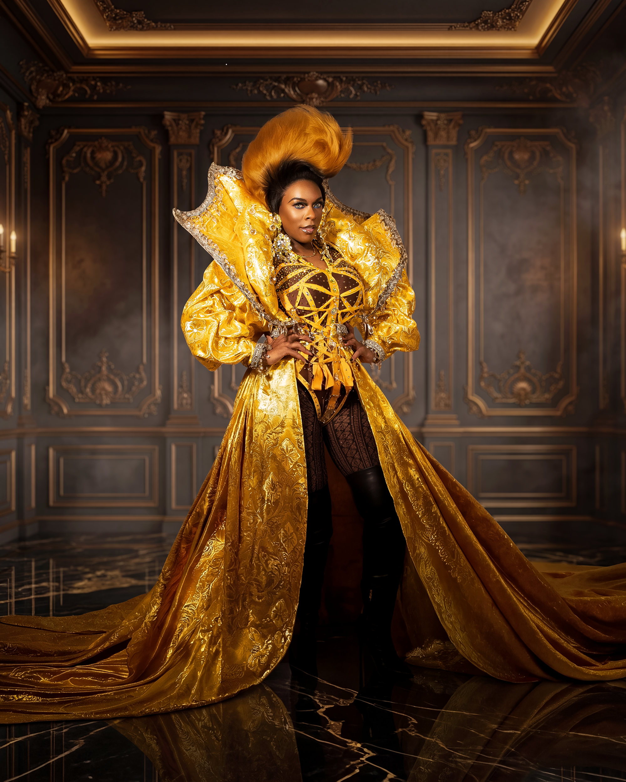 Gilded Auntie Elegance